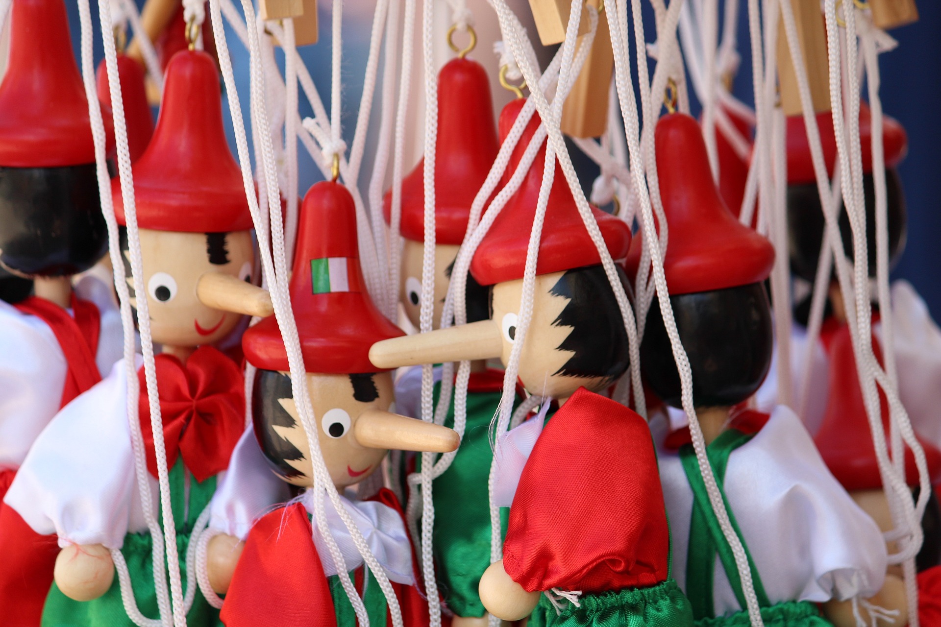 Marionette-Figuren.